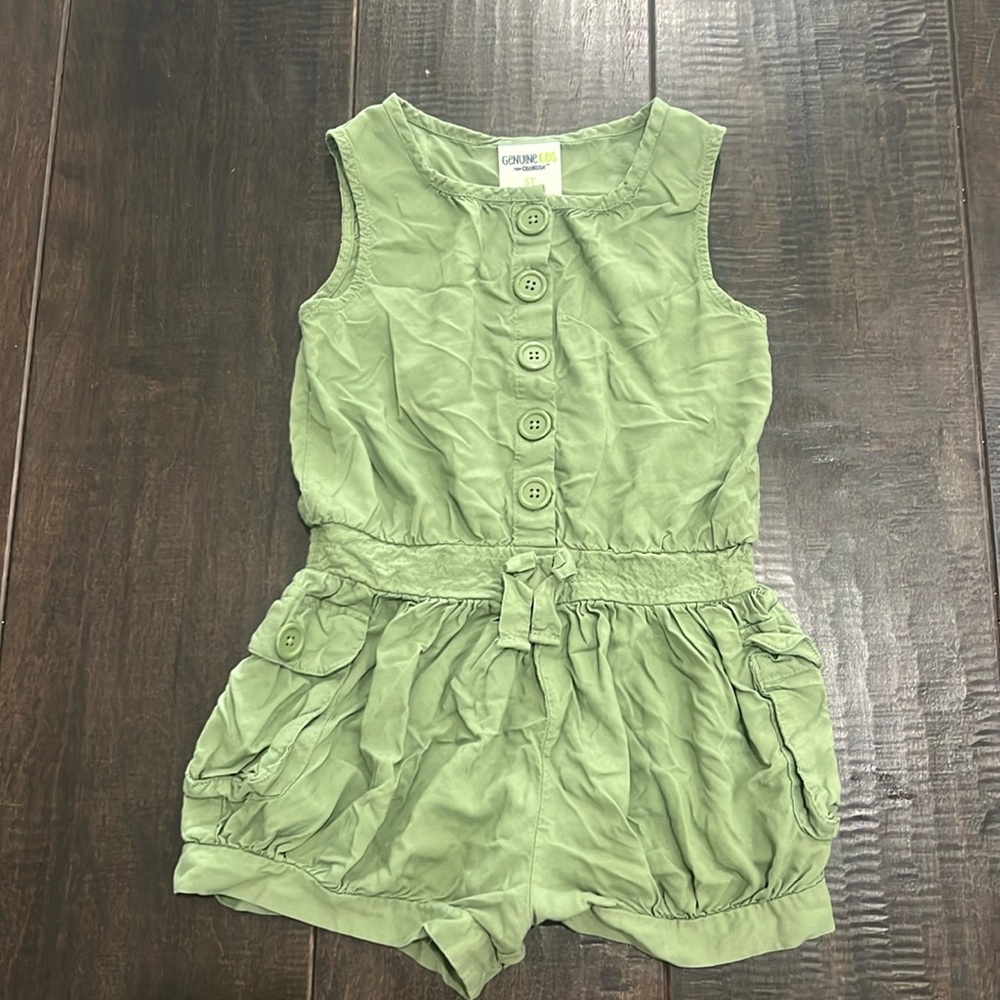 Genuine Kids from Oshkosh green romper